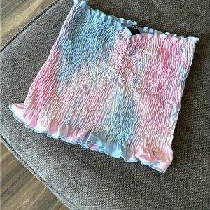 Rue21 Blue and Pink crop top